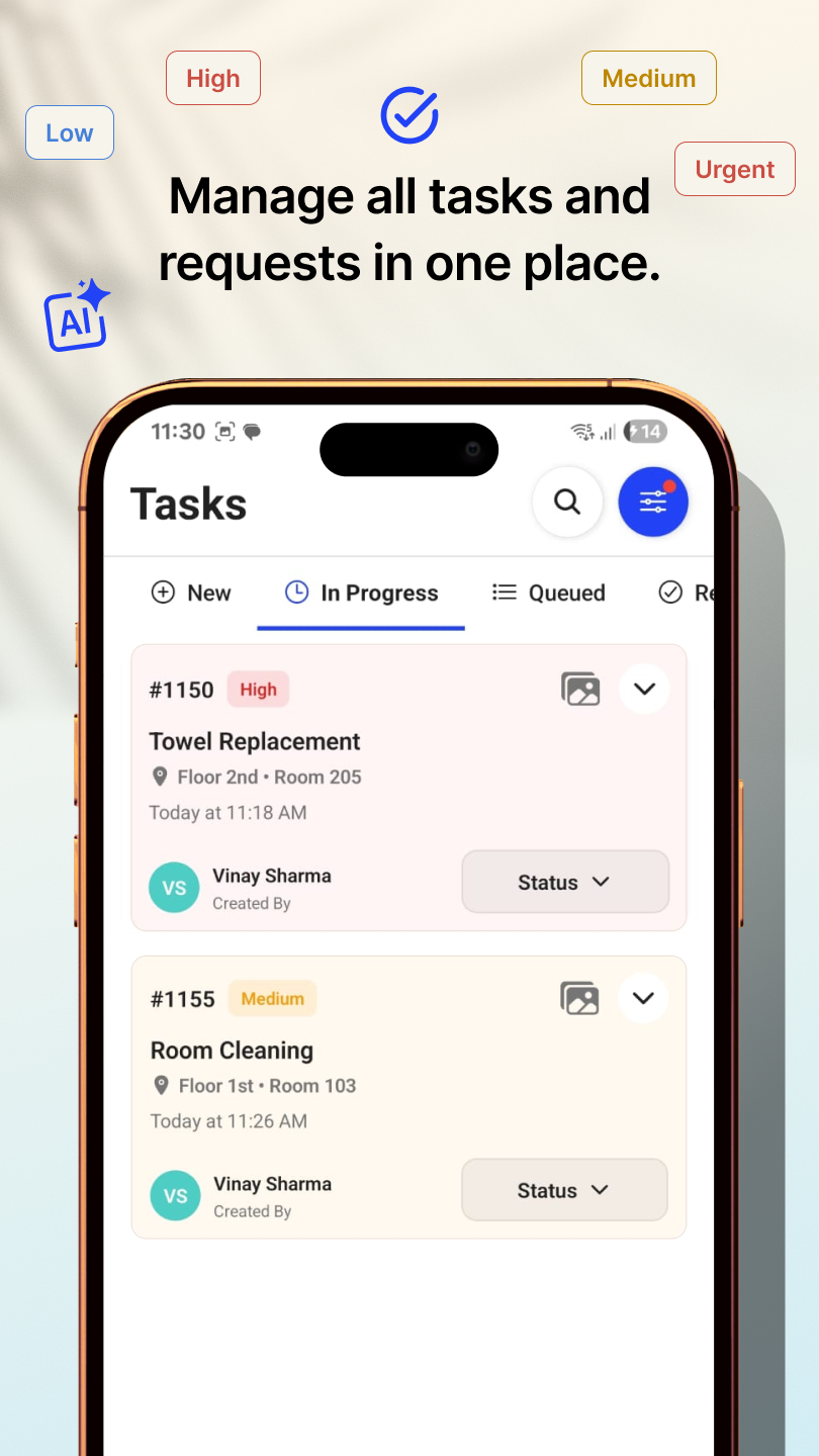 Rannkly Desk App Screen 1