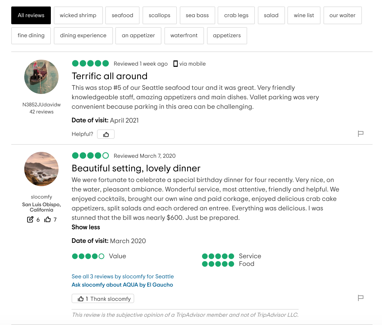 write a restaurant review on google